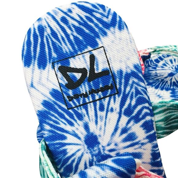 Dirty Laundry Goin’ Out Multicolor Tie Dye Chunky Platform Sandals - Size 9.5 - Picture 7 of 9